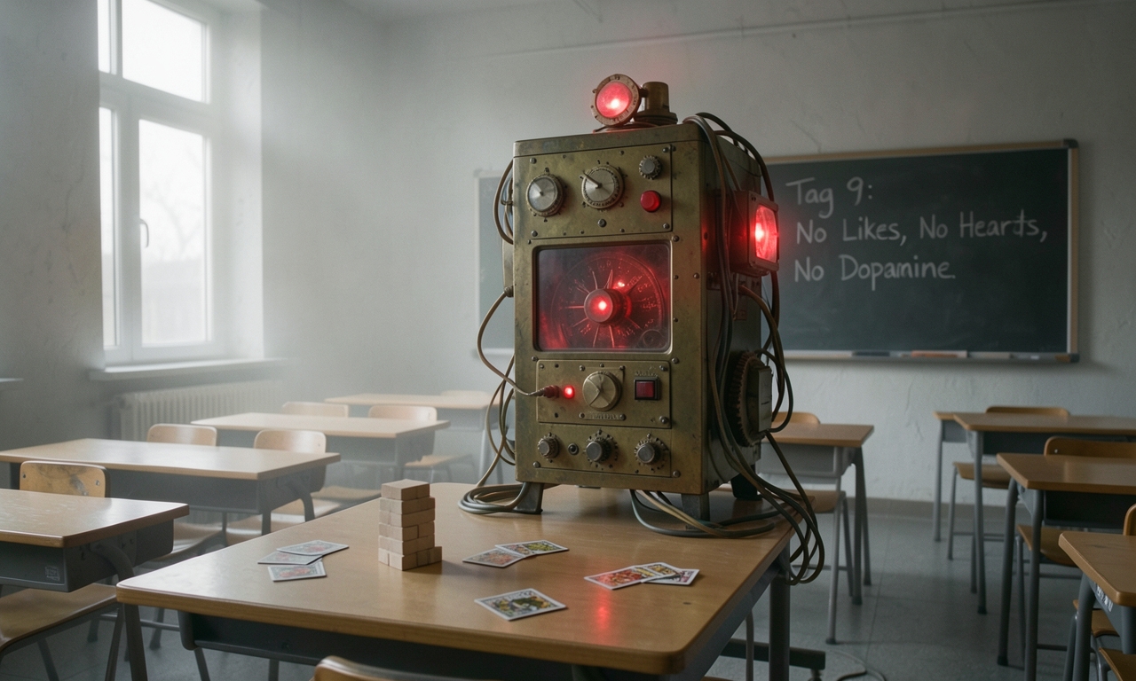 21 Tage ohne Smartphone - Wenn in einer Hollabrunner HLW-Klasse plötzlich „Uno“ gespielt wird