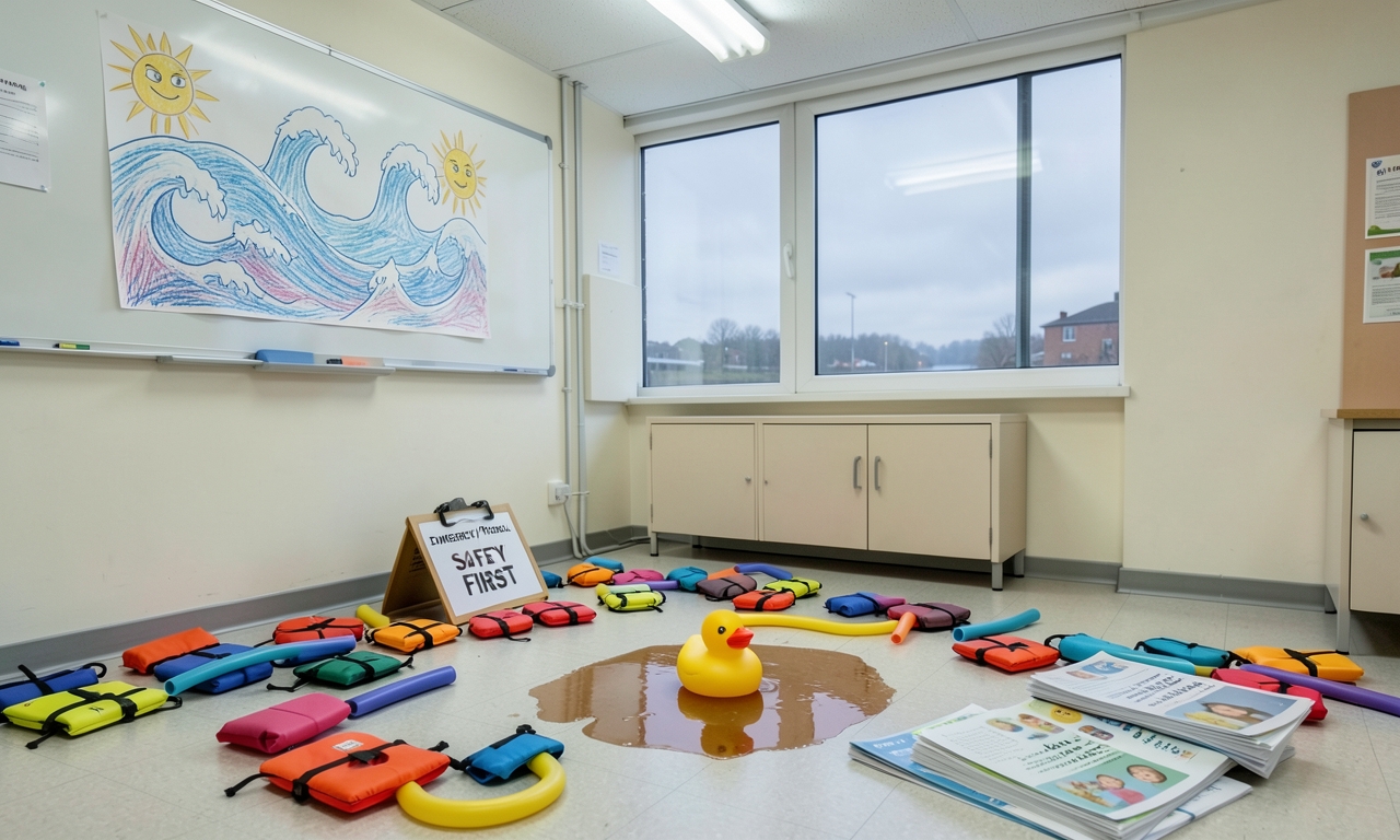 Babyschwimmen" im Fluss - Kindergarten macht Fluss-Exkursion zur Trockenübung