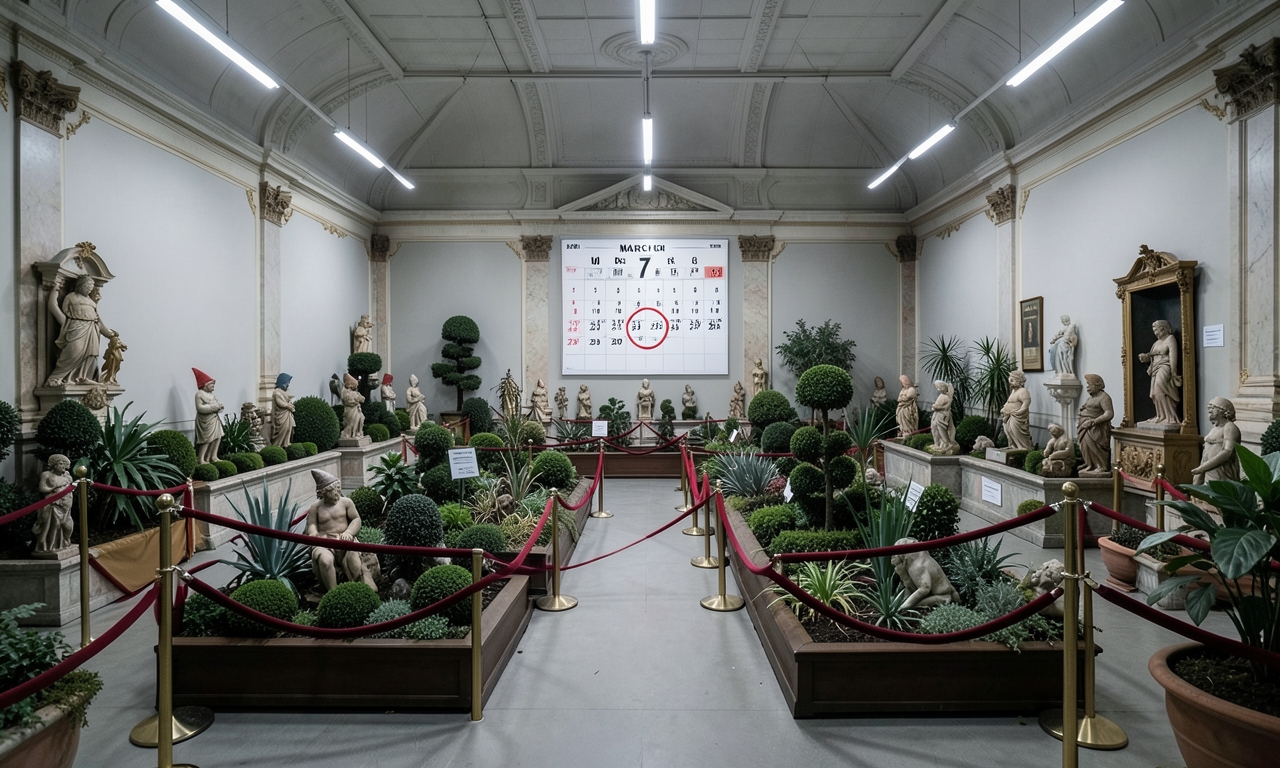 Barockgarten-Ausstellung auf Schloss Hof soll Renaissance-Gaerten ordentlich einheizen