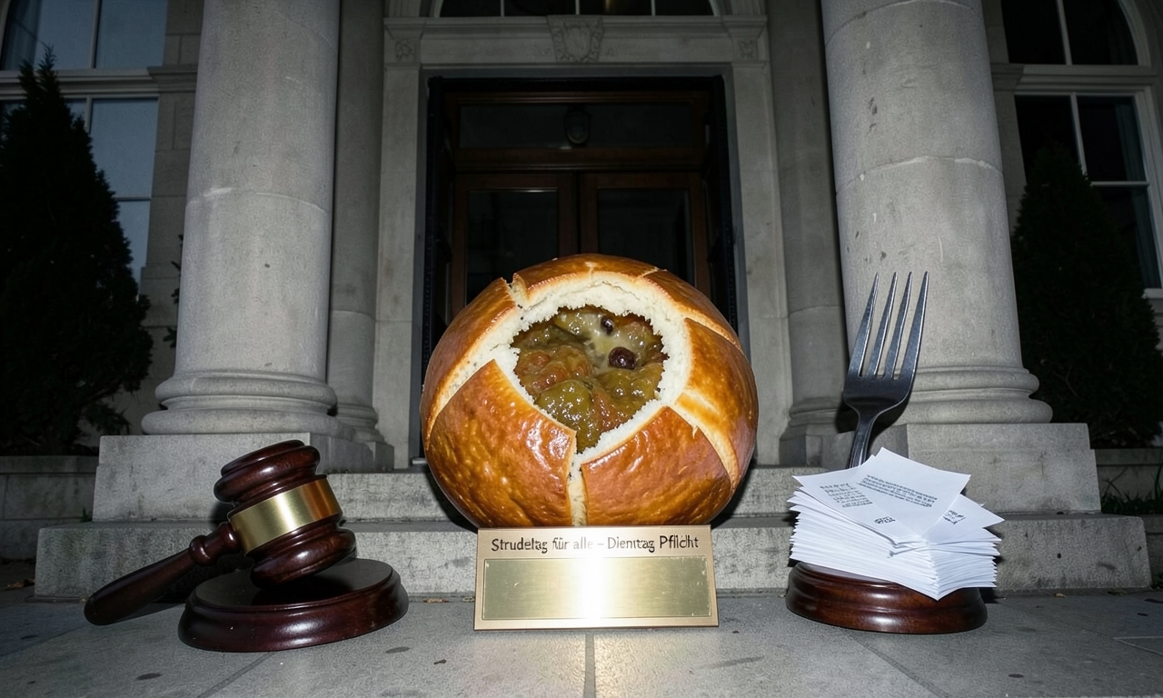 Blutwurst-Kaiser fordert Strudel-Pflicht f. Politiker