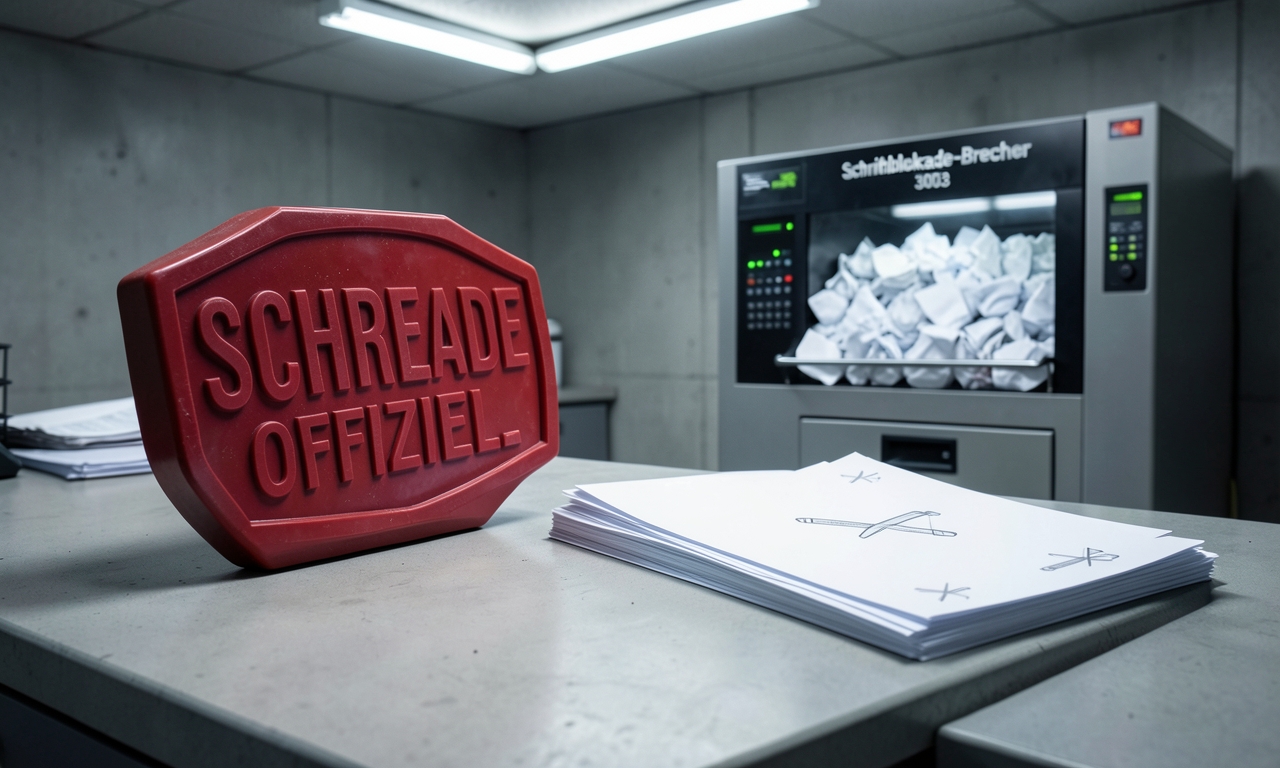 Bundesregierung schafft Arbeitslosigkeit durch Schreibblockade ab