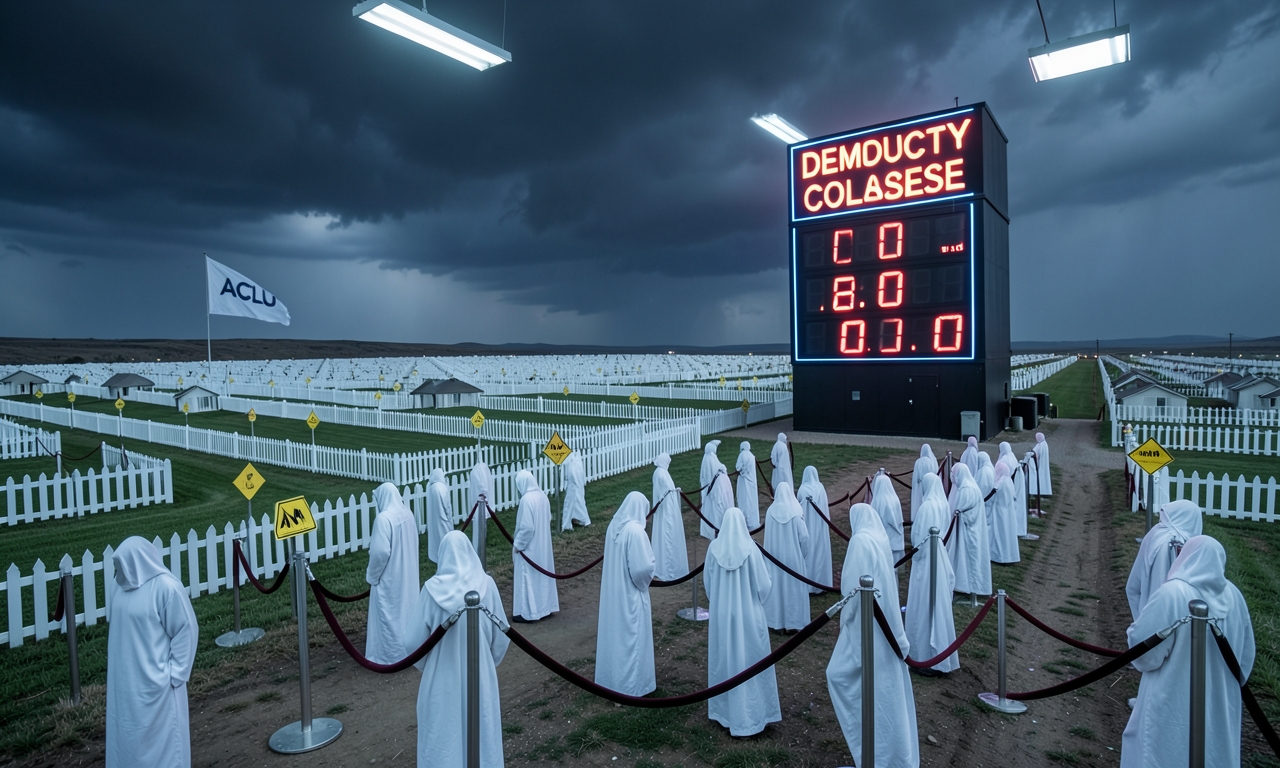 Ein Dorf für Weiße träumt von Demokratiekollaps