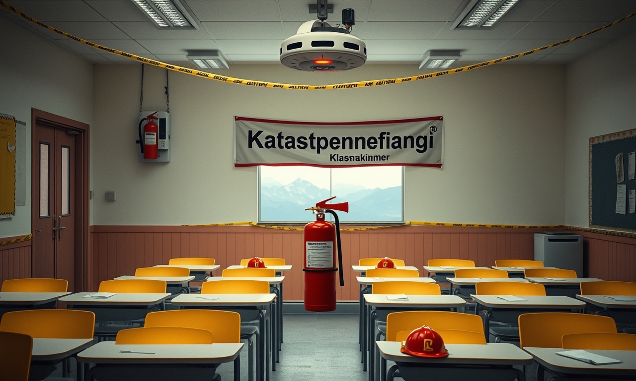 Feuerwehr will Klassenzimmer zum Katastrophengebiet erklären