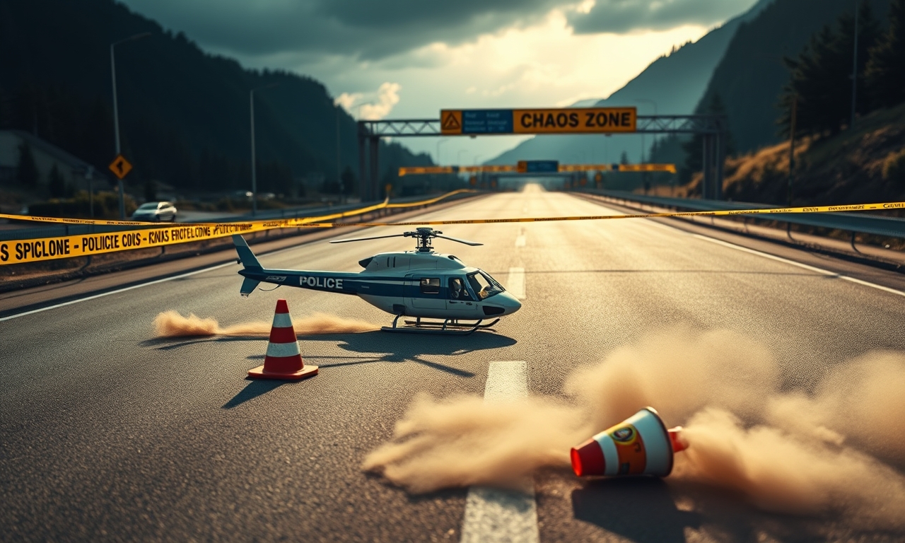 Flüchtiger Pkw verwandelte Tirol in Chaos-Zone