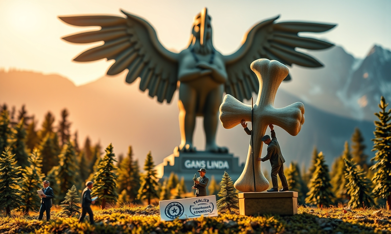 Flügelnelle und Staatsgans: Gov’t launch für Gans Linda reicht bis zur Alp