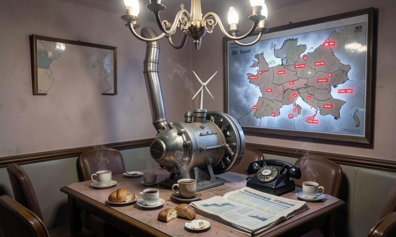 Gas-Diplomaten fordern neue Kraftwerke - im Wiener Kaffeehaus