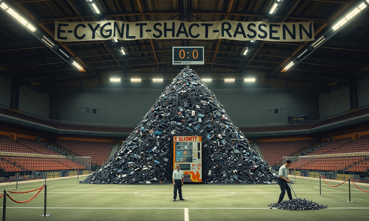 Gloggnitzer Recyclingspass: Alte Handys statt Torjubel