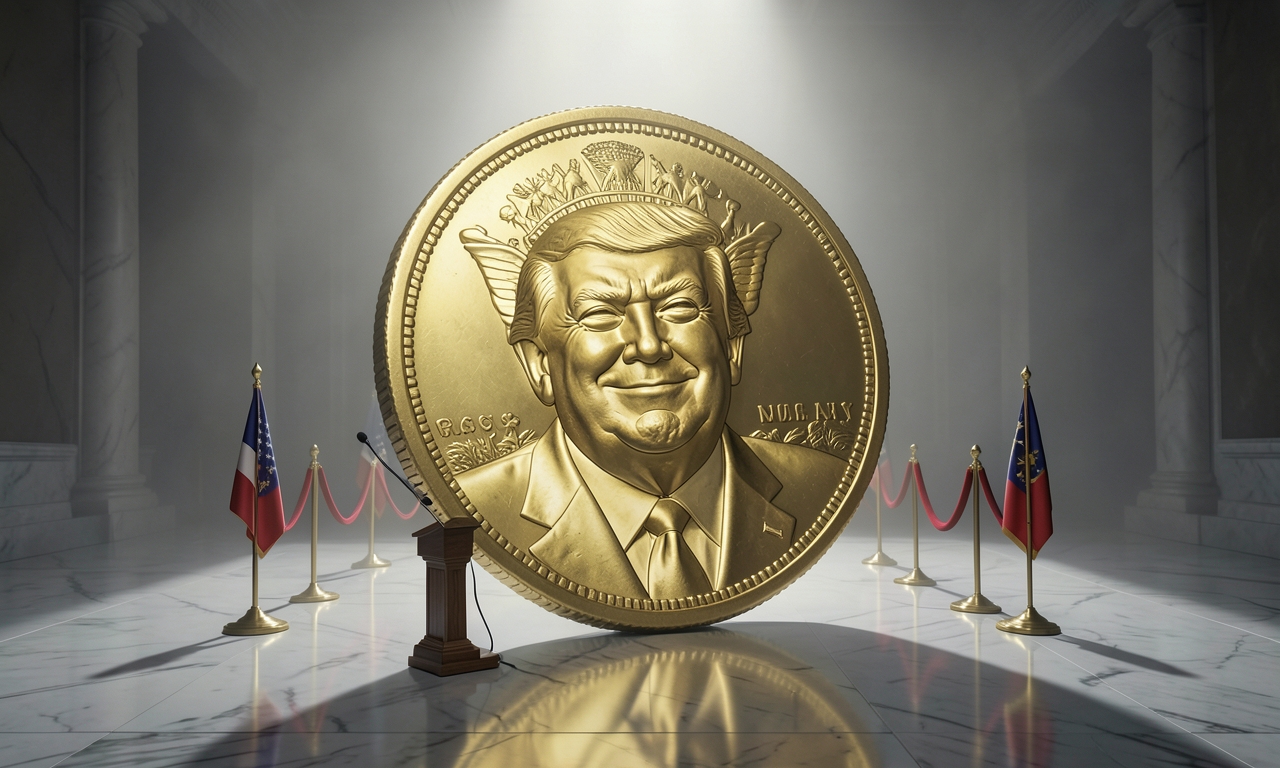 Goldmünze mit Trump-Porträt: "Je größer, desto besser" - sogar die Münze schämt sich