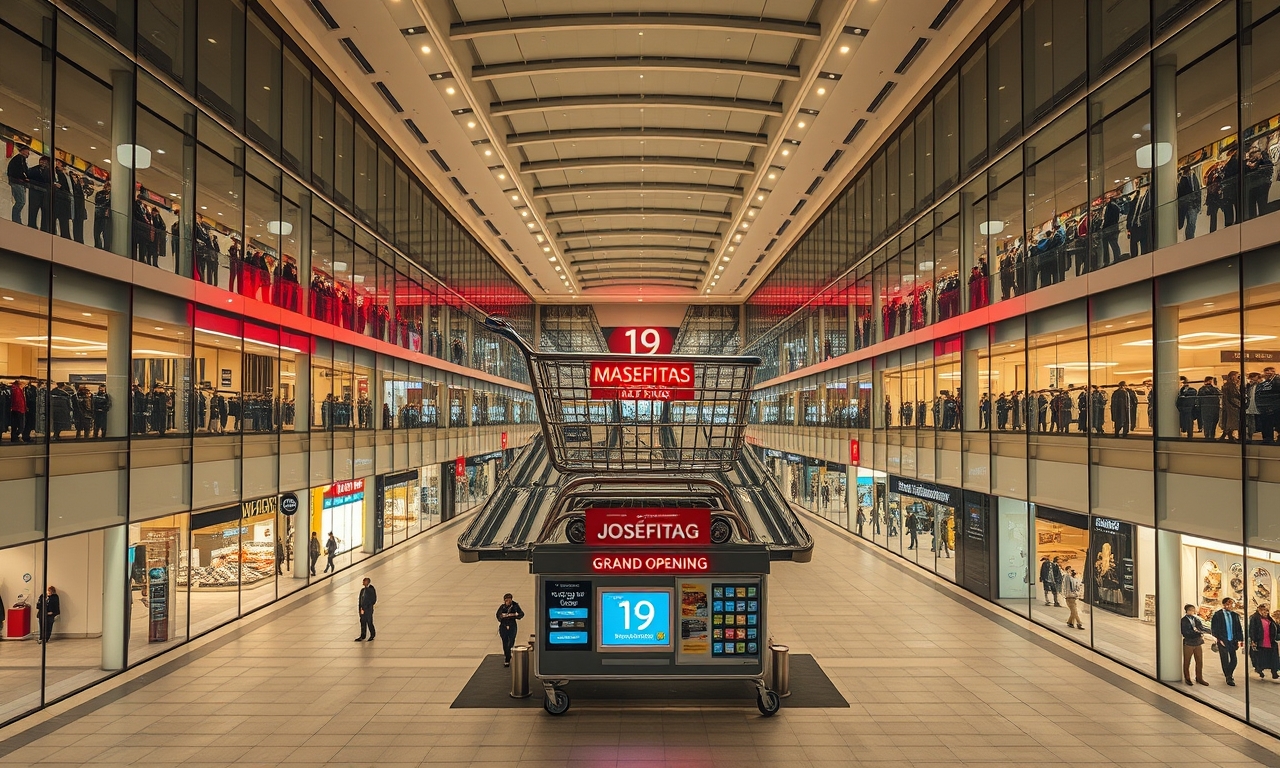 Grein verwandelte sich in riesiges Einkaufszentrum mit 23 Filialen