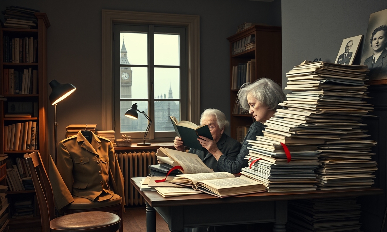 Historien-Roman als Oma-Biografie: Neustädterin liest ueber WAAF-Oma und Pyramiden-Tour