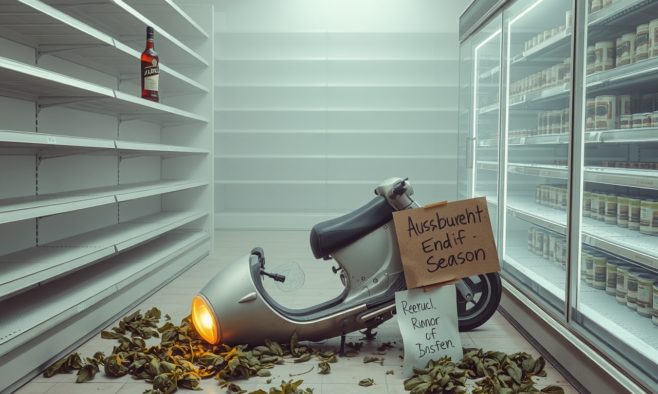 Italia ist der Supermarkt, in dem nur die Regale leer sind