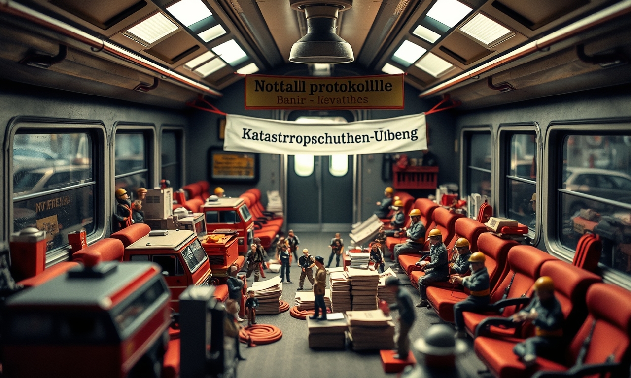 Katastrophen-Übung: 300 Helfer trainieren, wie man sich nicht gegenseitig in die Quere kommt