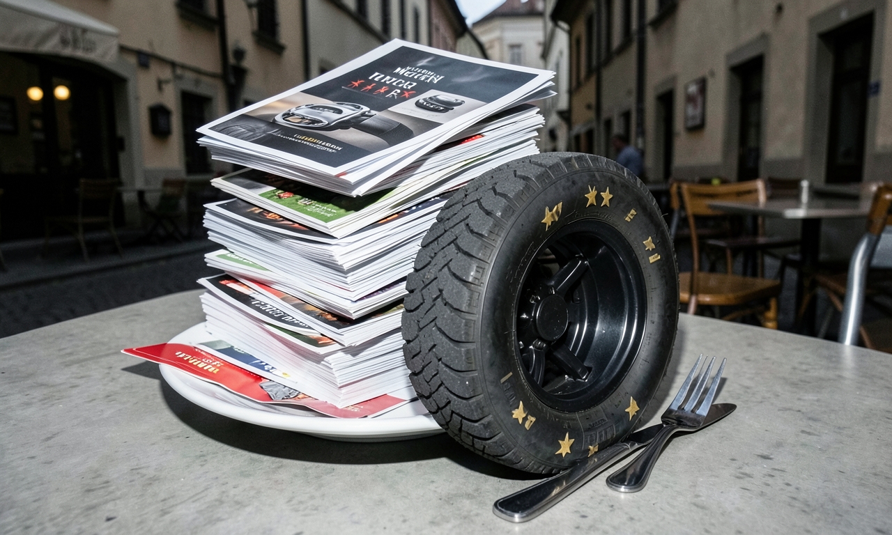 Michelin leuchtet ab: Die Reifenrevolution auf Tellern