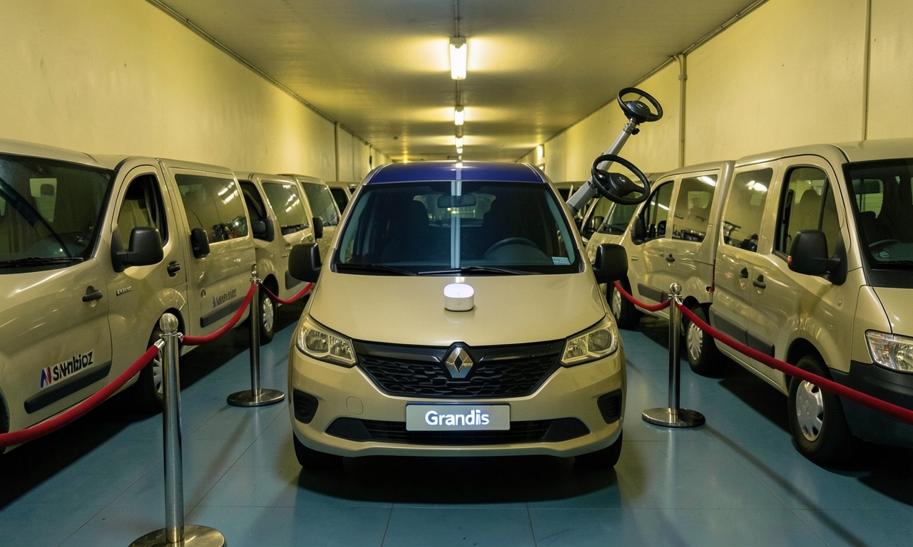 Mitsubishi Grandis: Der Hybrid-SUV fuer Menschen, die ihr Auto lieber reden als fahren