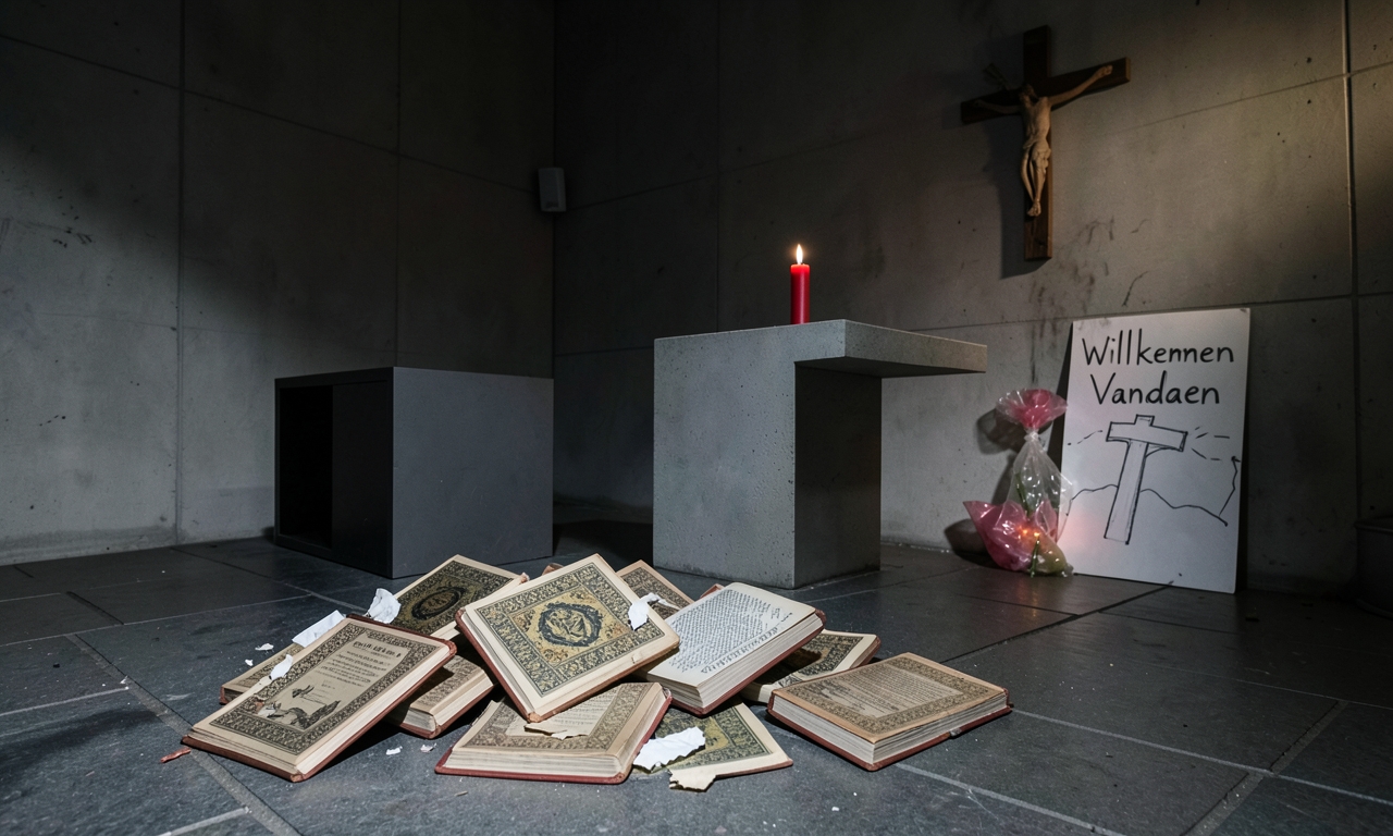 Pfarrer heisst Vandalen zur Messe - mit Hammer in der Hand