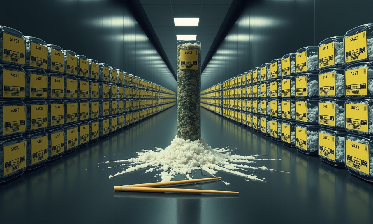 Push-up-Sushi: Das einzige Gericht, das sich selbst ausspuckt