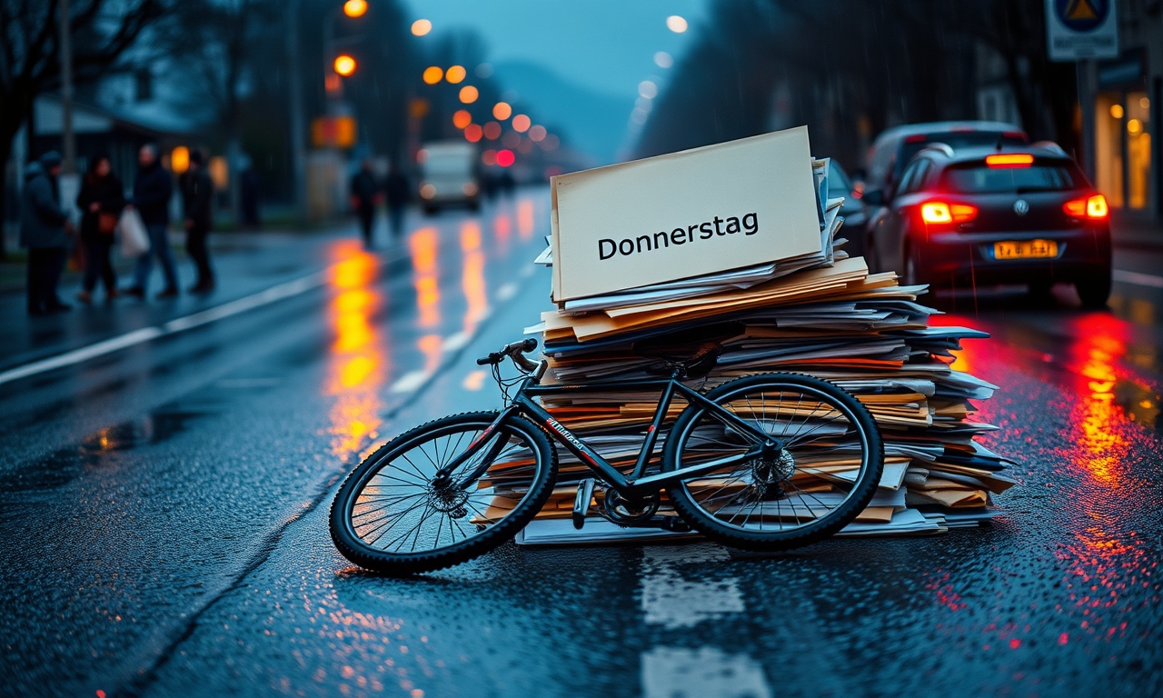 Radfahrerin kollidiert mit Auto - Osttiroler Verkehr offenbar nach Darwin-Prinzip organisiert