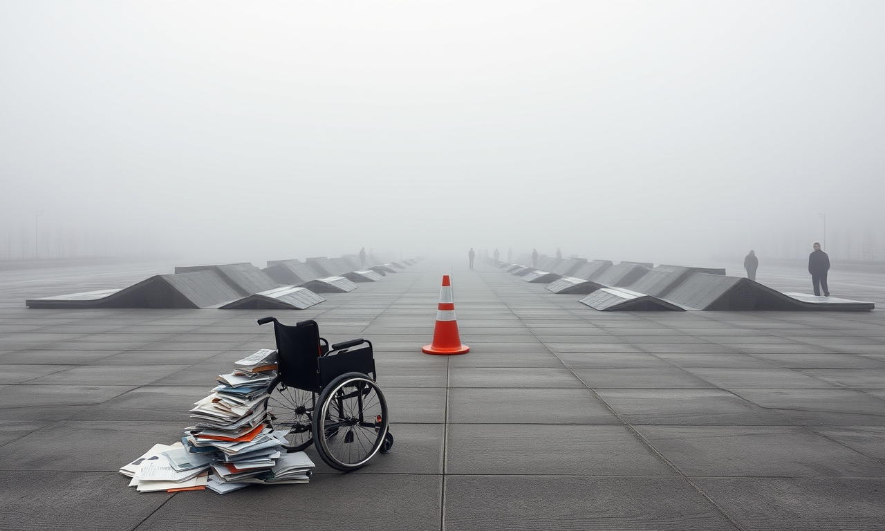 Rollstuhlparcours: Jetzt wissen alle, wie es sich anfuehlt - bis auf die Behinderten