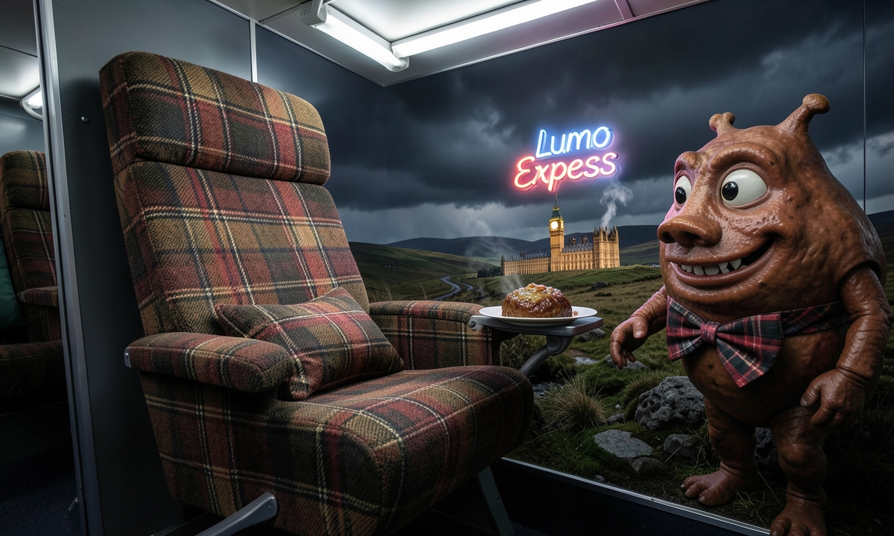 Schottland-Express rollt bald fuer 19,99 Euro bis London - mit gratis Haggis