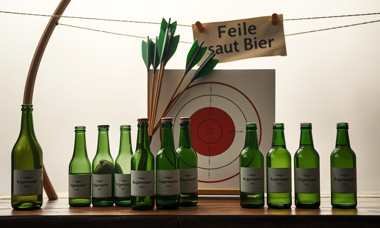 St. Patrick's Day: Pfeile statt Bier - Bogenschuetzen feiern mit Zielwasser