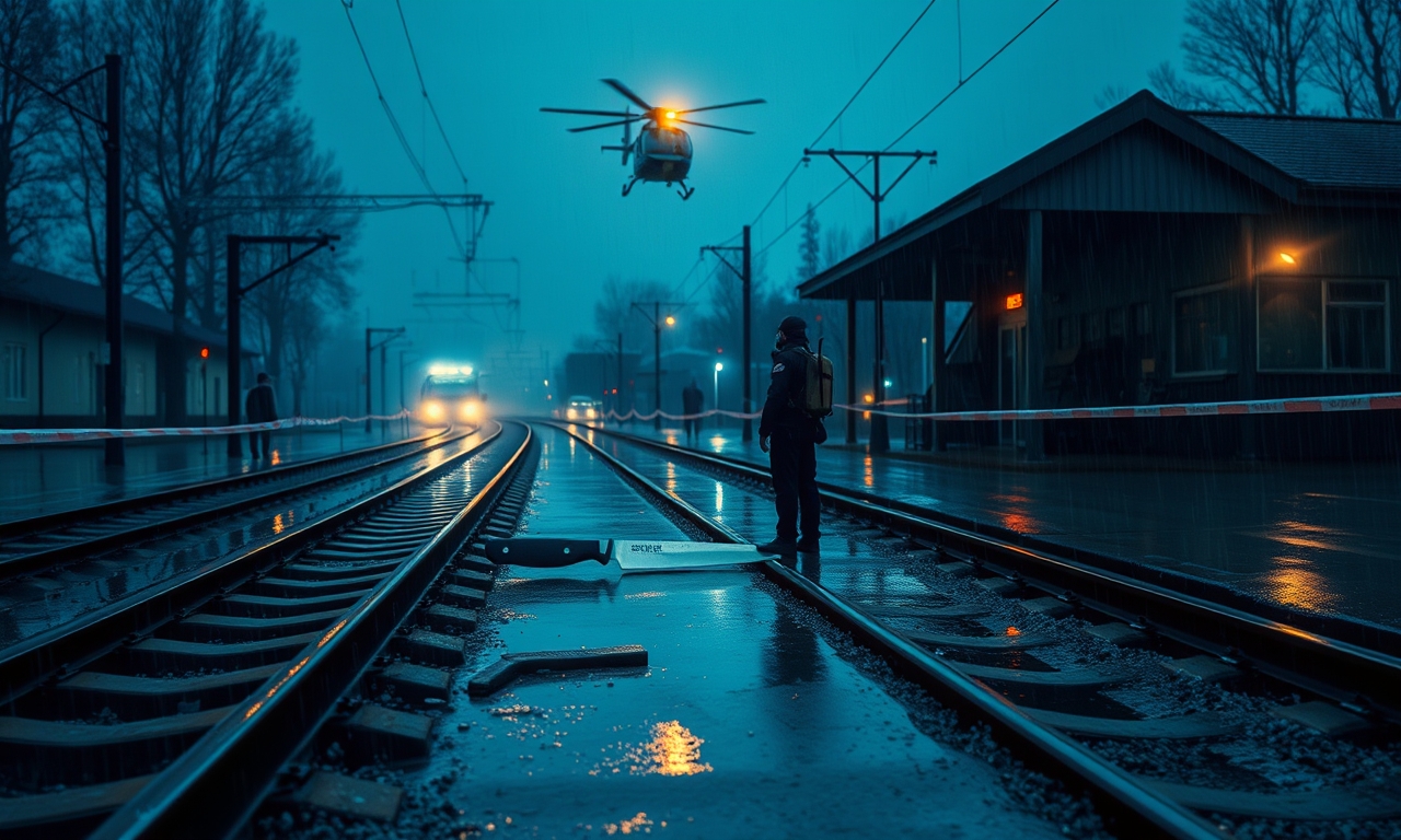 Taucher, Hubschrauber und die geheimnisvolle Bahnhofsgabel