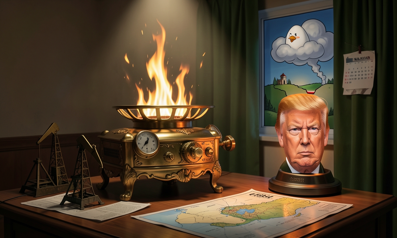 Trumps Gas-Gewitterdrohung verpufft in eigenen Haaren