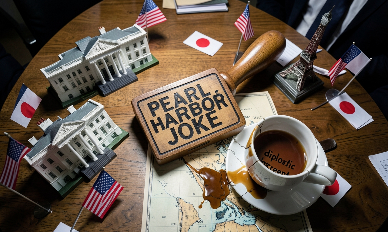 Trumps Pearl-Harbor-Witz sorgt in Tokio fuer diplomatischen Erdbeben