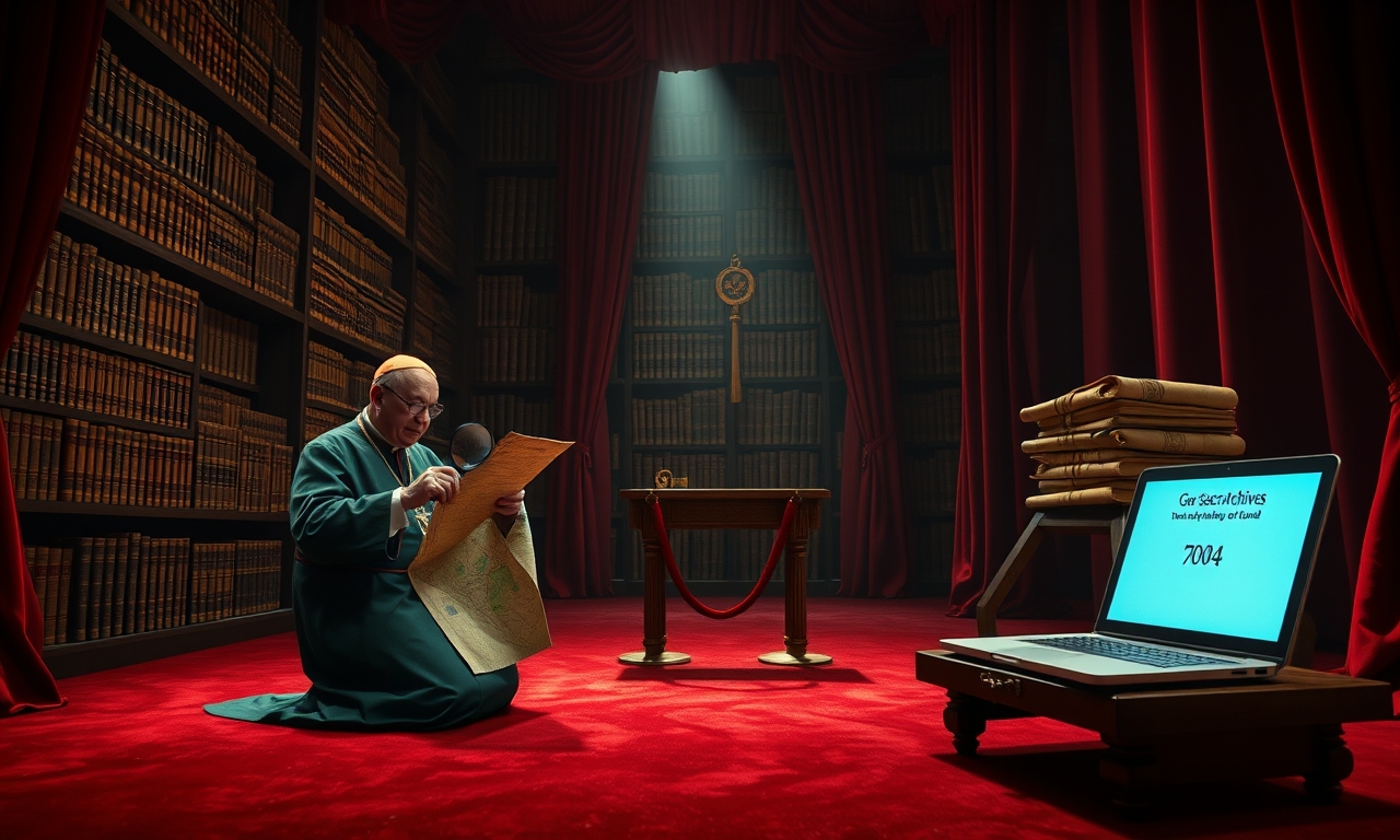 Vatikan-Archiv so geheim, dass selbst der Papst Google Maps fuer Unterlagen nutzt