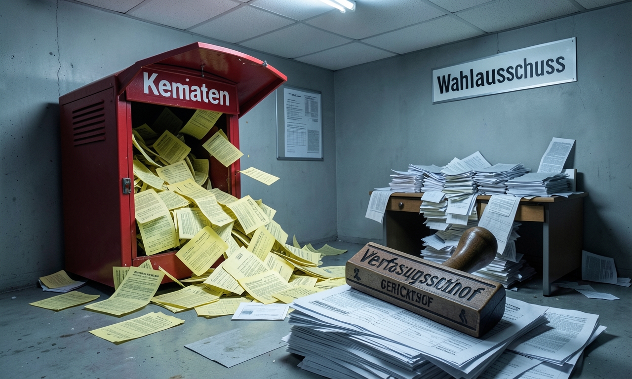 Wahlausschuss brennt durch - Kematens Briefkasten explodiert vor Briefen