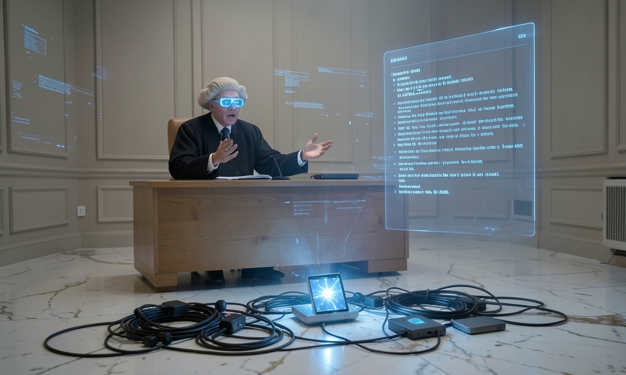 Wenn der Richter selbst KI braucht: Zeuge erscheint mit smarten Brillen
