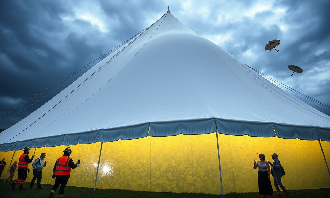 Wien versinkt im Aperitivo-Gelee: Gartenzelt droht abzuheben