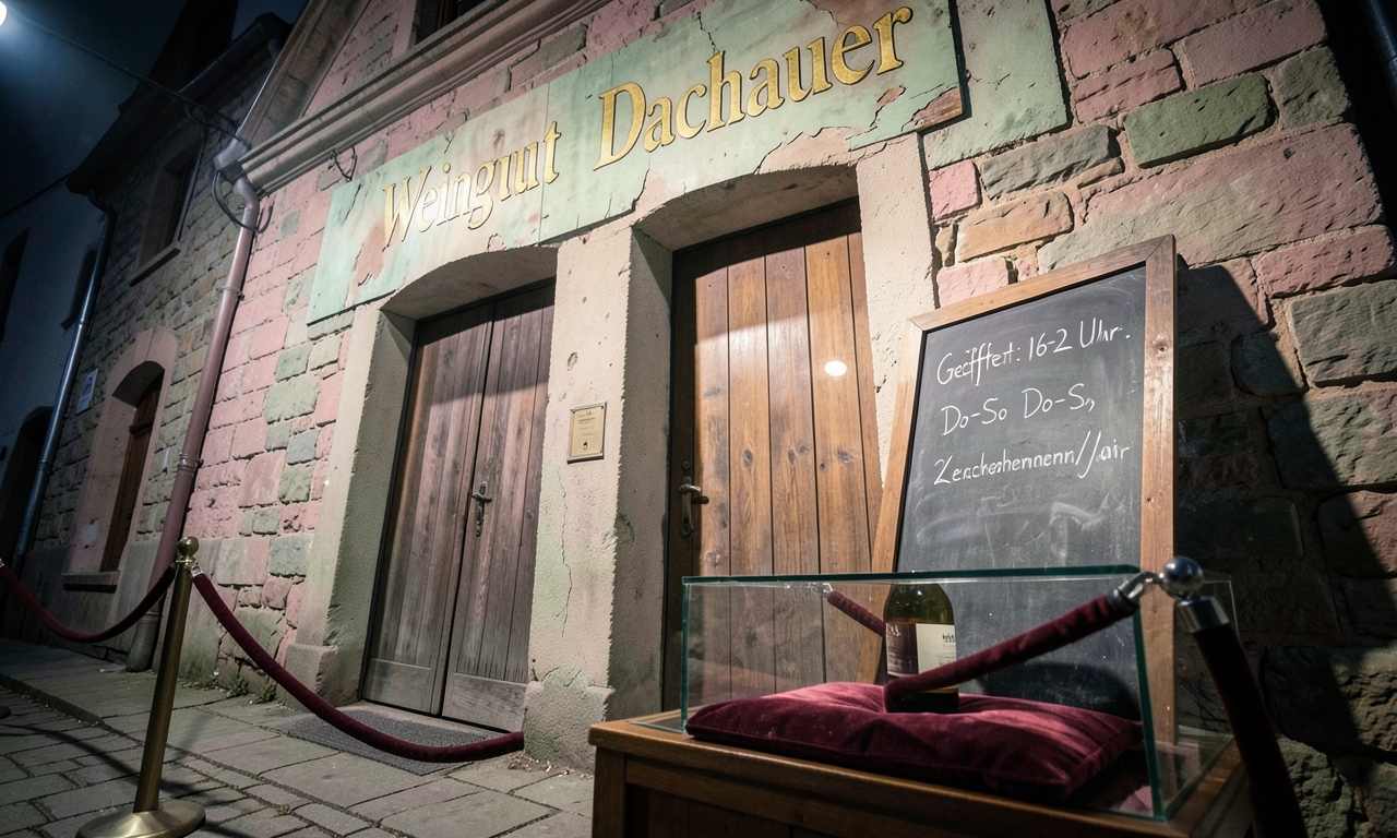 Winzer-Dynastie eroeffnet nur fuer 4 Tage - dann wieder zu