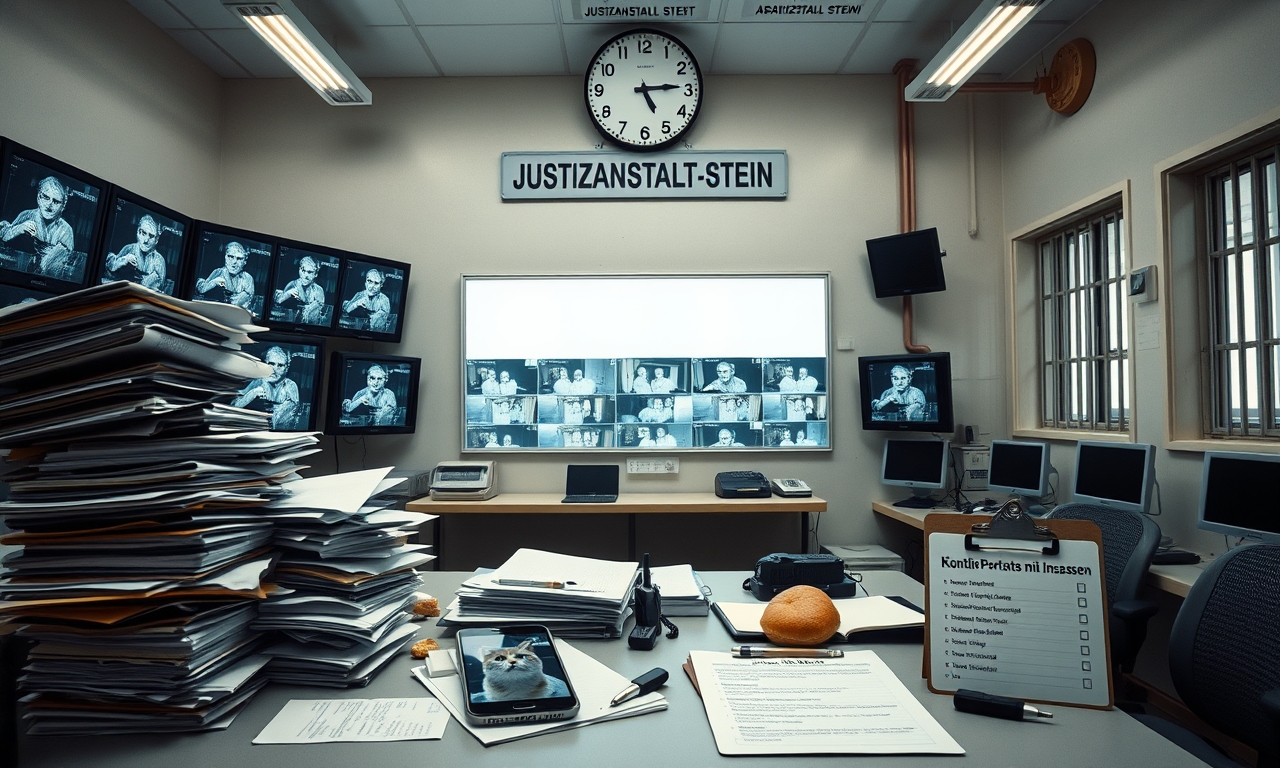 Zwei Gefaengniswaerter unter Verdacht: Zu selten kontrolliert oder zu oft Katze gestreichelt?