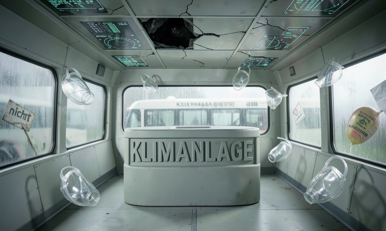 Klimaanlage an > Sauerstoffmasken im Flugzeug