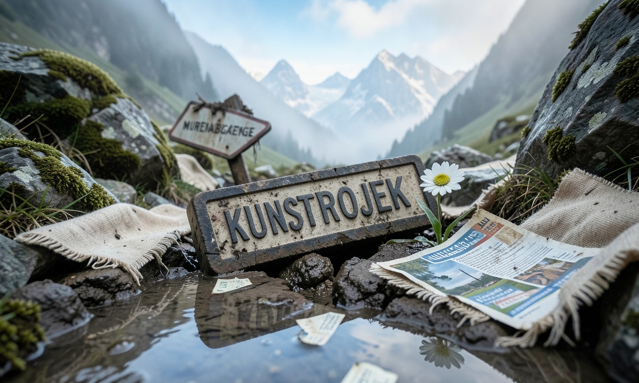 Murenabgänge in Tirol – Kunstprojekt der Alpen, betreut vom Klima