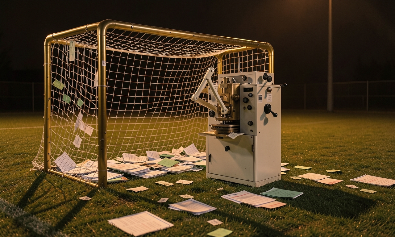 Satire: Das Fußballtor als bürokratisches Referenzprojekt
