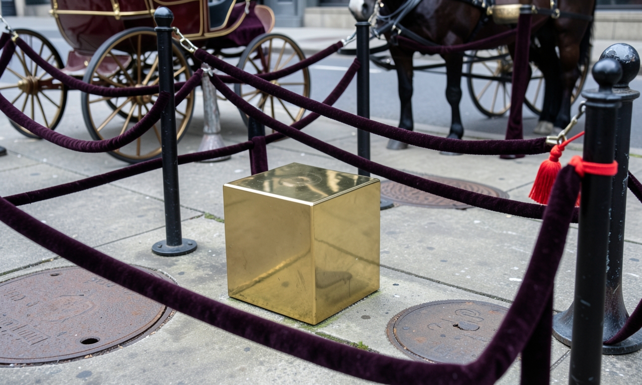 Stolpersteinenthüllung mit Kutschen und Klangschalen, als hätte der Beton noch nie geschwiegen