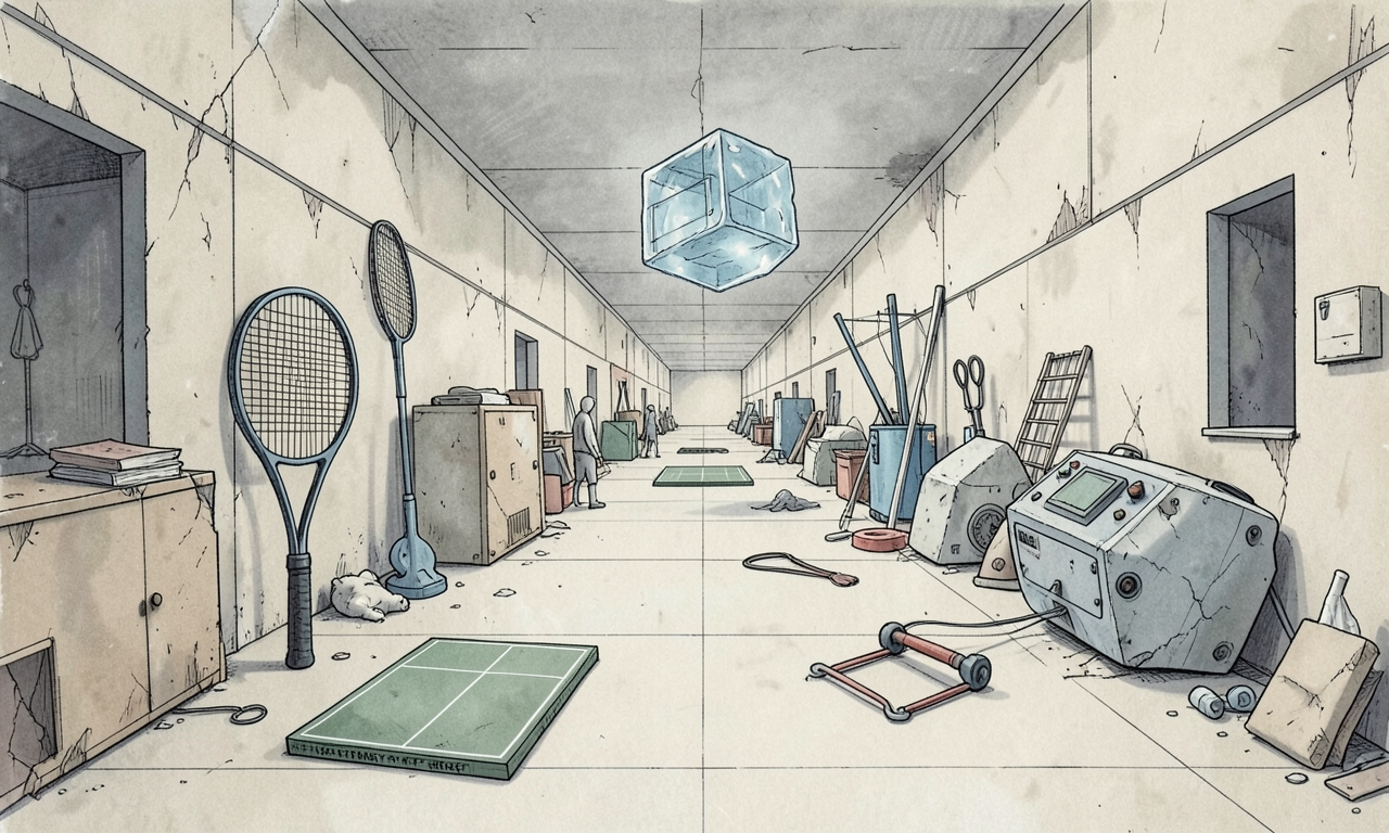 Wasserwuerfel als Heilsbringer: Tennis erfindet das Trinken neu und die Welt schaut zu