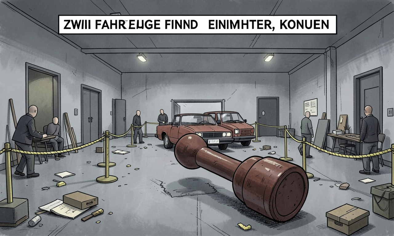Zwei Fahrzeuge fanden einander und konnten nicht mehr voneinander lassen
